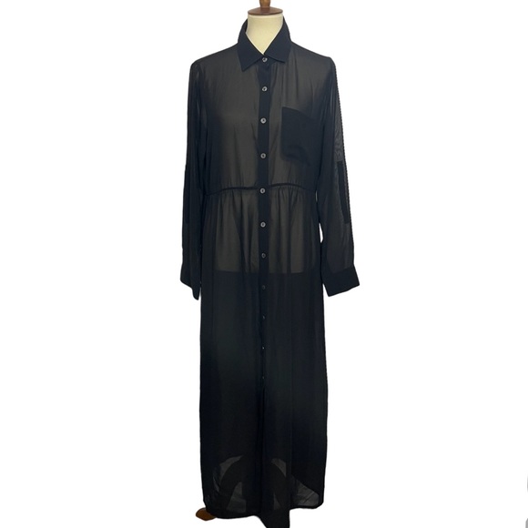 Tommy Bahama Other - Tommy Bahama Sheer Button Up Beach Cover Up